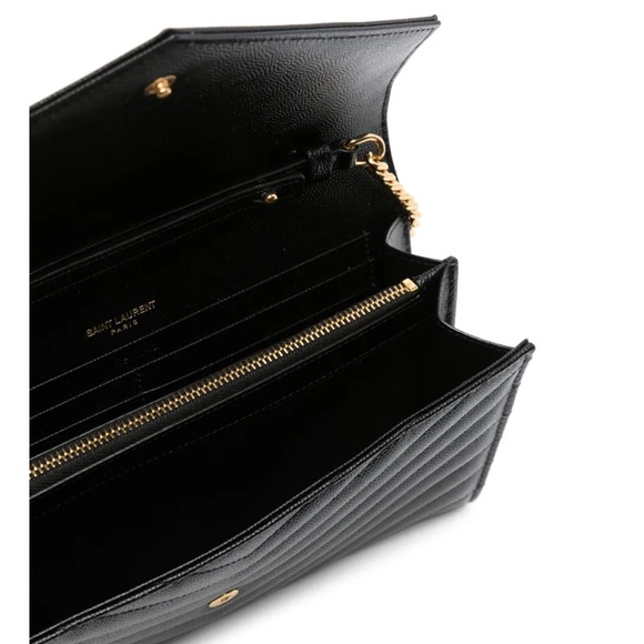 Saint Laurent Cassandre logo-plaque clutch bag Certificate of Authenticity - Picture 5 of 13